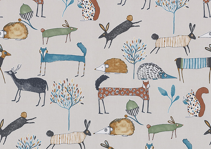 Oh My Deer, Colonial - Twist&Fit Roman Blind - Image 7